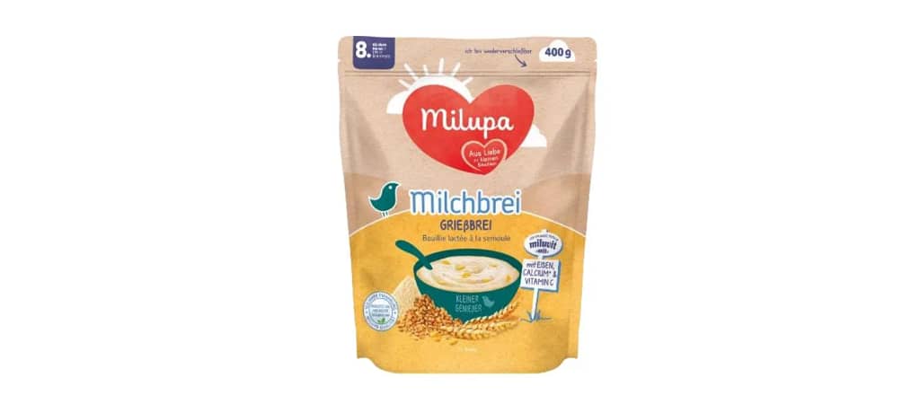Rückruf von Milupa Milchbrei: Geschmacksrichtung Grießbrei mit Kornflakes.